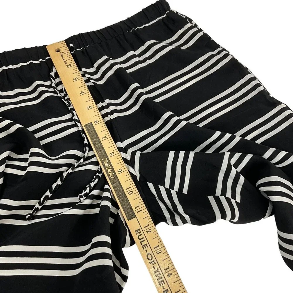 Trina Turk Swimsuit Cover Up Pants Women's Sz M Stripe Sheer Wide Leg $168 Nwt - Picture 11 of 13